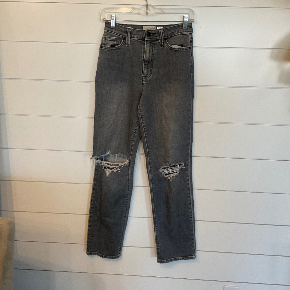 UNIVERSAL THREADS JEANS SIZE: 0/25 REGULAR COLOR: WASHED BLACK